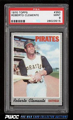 1970 Topps Roberto Clemente 350 PSA 9 MINT PWCC