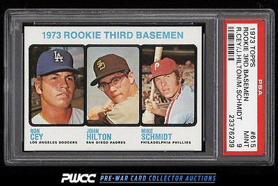 1973 Topps Mike Schmidt ROOKIE RC 615 PSA 9 MINT PWCC