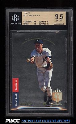 1993 SP Foil Derek Jeter ROOKIE RC 279 BGS 95 GEM MINT PWCC