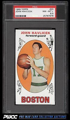 1969 Topps Basketball John Havlicek ROOKIE RC 20 PSA 85 NMMT PWCC