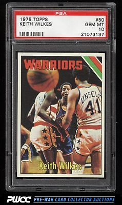 1975 Topps Basketball Keith Wilkes ROOKIE RC 50 PSA 10 GEM MINT PWCC