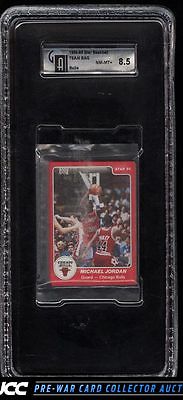 198485 Star BBall Bulls Team Bag Michael Jordan ROOKIE RC 101 GAI 85 PWCC