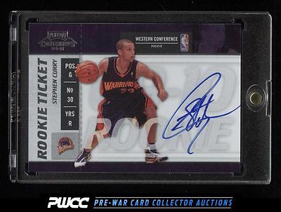 2009 Playoff Contenders Rookie Ticket Stephan Curry ROOKIE RC AUTO 106 PWCC