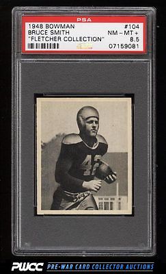 1948 Bowman Football Bruce Smith ROOKIE RC 104 PSA 85 NMMT PWCC