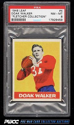 1948 Leaf Football Doak Walker ROOKIE RC 4 PSA 8 NMMT PWCC