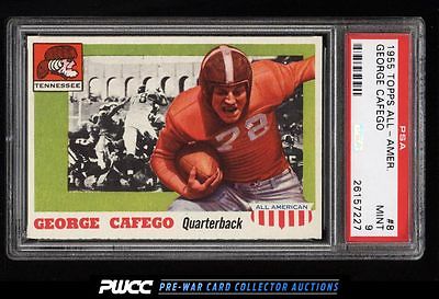 1955 Topps AllAmerican George Cafego 8 PSA 9 MINT PWCC