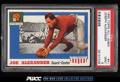 1955 Topps AllAmerican Joseph Alexander 41 PSA 9 MINT PWCC