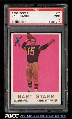 1959 Topps Football Bart Starr 23 PSA 9 MINT PWCC