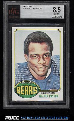 1976 Topps Football Walter Payton ROOKIE RC 148 BVG 85 NMMT PWCC