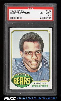 1976 Topps Football Walter Payton ROOKIE RC 148 PSA 85 NMMT PWCC