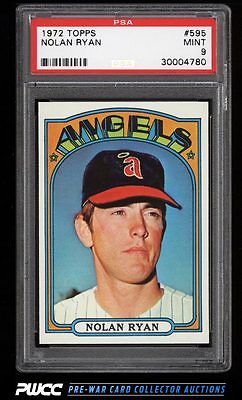 1972 Topps SETBREAK Nolan Ryan 595 PSA 9 MINT PWCC