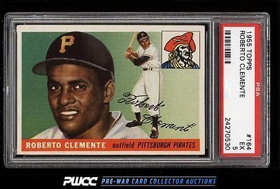 1955 Topps Roberto Clemente ROOKIE RC 164 PSA 5 EX PWCC