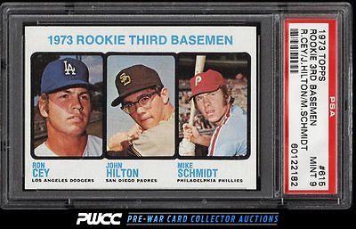 1973 Topps Mike Schmidt ROOKIE RC 615 PSA 9 MINT PWCC