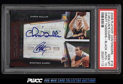 2009 Playoff Contenders Black Mullin Stephen Curry ROOKIE AUTO 10 PSA 10 PWCC