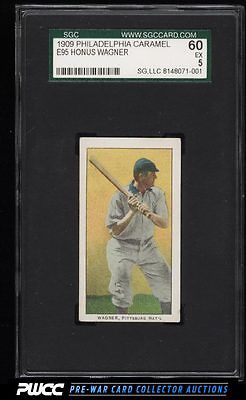 1909 E95 Philadelphia Caramel Honus Wagner SGC 560 EX PWCC