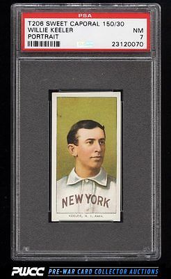 190911 T206 Willie Keeler PORTRAIT PSA 7 NRMT PWCC