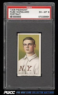 190911 T206 Rube Marquard PORTRAIT PSA 6 EXMT PWCC