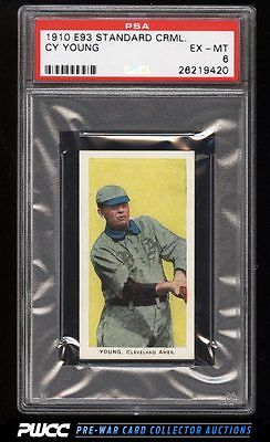 1910 E93 Standard Caramel Cy Young PSA 6 EXMT PWCC