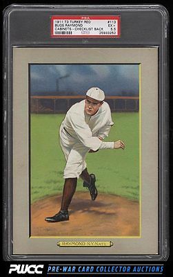 1911 T3 Turkey Red Bugs Raymond CHECKLIST BACK 113 PSA 55 EX PWCC