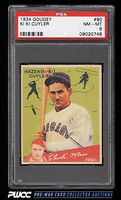 1934 Goudey SETBREAK Ki Ki Cuyler 90 PSA 8 NMMT PWCC