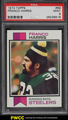 1973 Topps Football Franco Harris ROOKIE RC 89 PSA 9 MINT