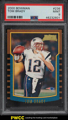 2000 Bowman Football Tom Brady ROOKIE RC 236 PSA 9 MINT