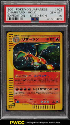 2001 Pokemon Japanese Expedition 1st Edition Holo Charizard 103 PSA 10 GEM MINT