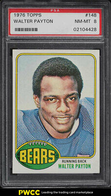 1976 Topps Football Walter Payton ROOKIE RC 148 PSA 8 NMMT