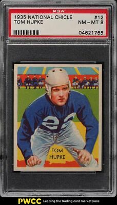 1935 National Chicle Football Tom Hupke 12 PSA 8 NMMT