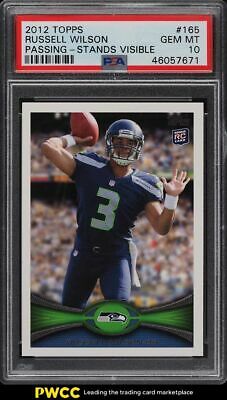 2012 Topps Football Russell Wilson ROOKIE RC 165 PSA 10 GEM MINT