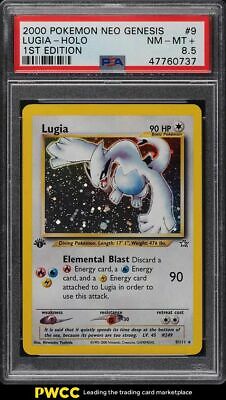 2000 Pokemon Neo Genesis 1st Edition Holo Lugia 9 PSA 85 NMMT