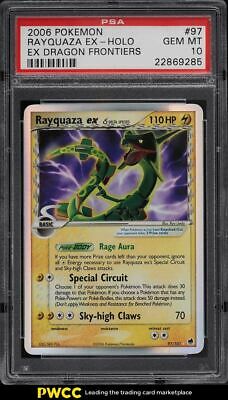 2006 Pokemon EX Dragon Frontiers Holo Rayquaza EX 97 PSA 10 GEM MINT