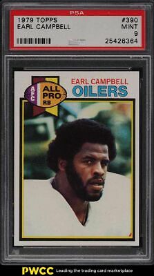1979 Topps Football Earl Campbell ROOKIE RC 390 PSA 9 MINT