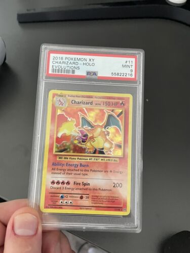 Pokemon Dracaufeu   Charizard  XY Evolution 11108  HOLO   EN OFFICIEL PSA 9