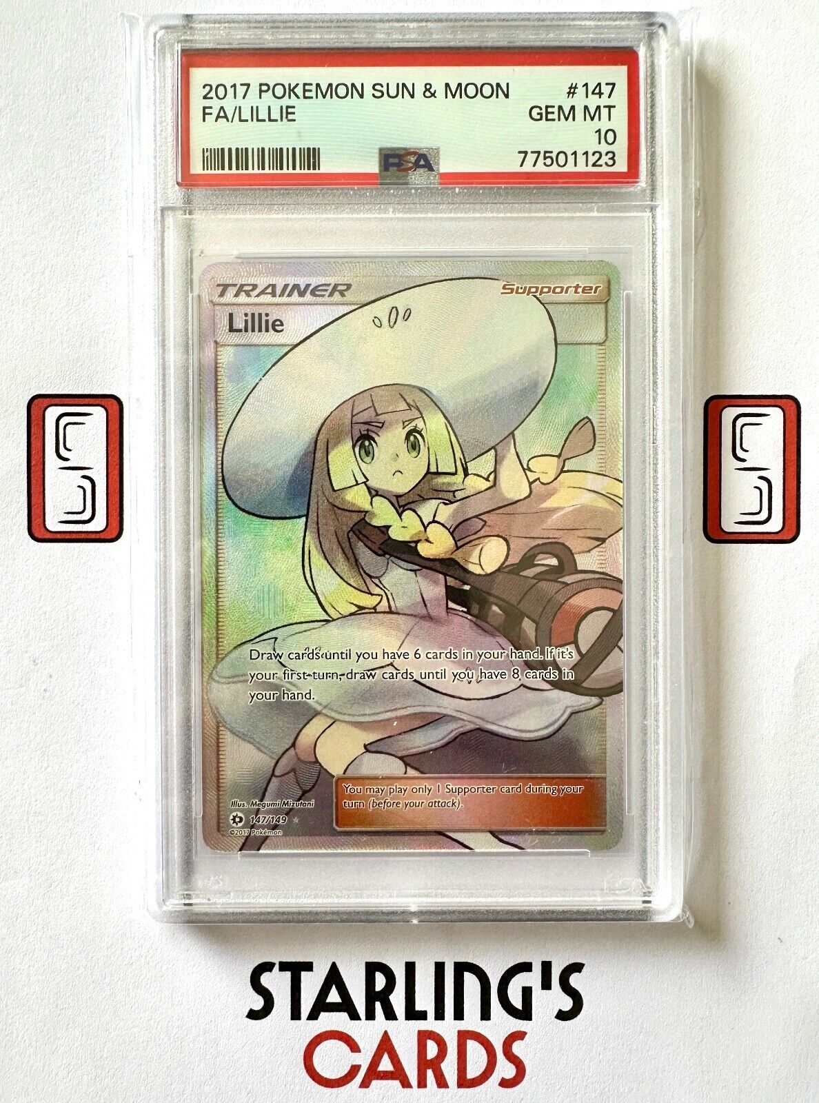 Pokemon  Lillie 147149  PSA 10  Full Art Trainer  Sun  Moon