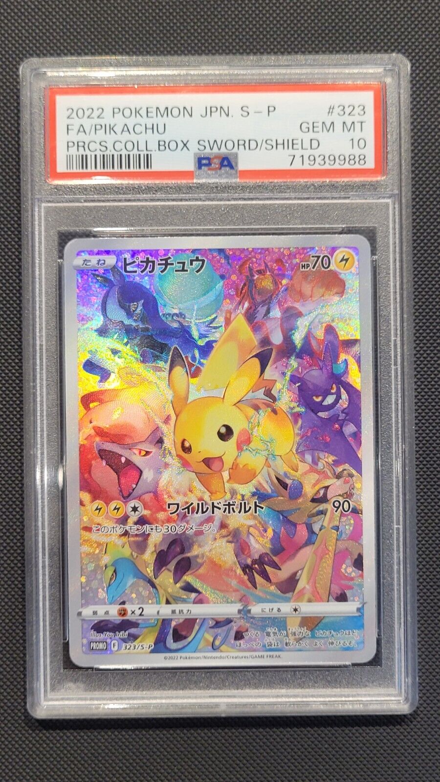 Carte Promo Pikachu Pokmon Precious Collector Box 323SP PSA 10 Japanese