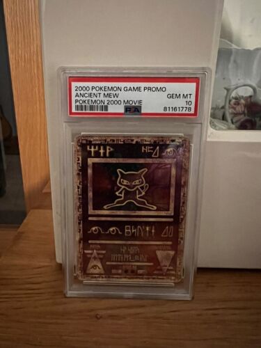 PSA 10 Gem Mint Ancient Mew Holo Pokemon Movie 2000