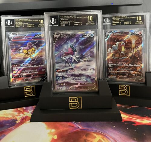 BGS 10 Black Label Japanese Pokemon Trio  215172 218172 213172 Alt Arts