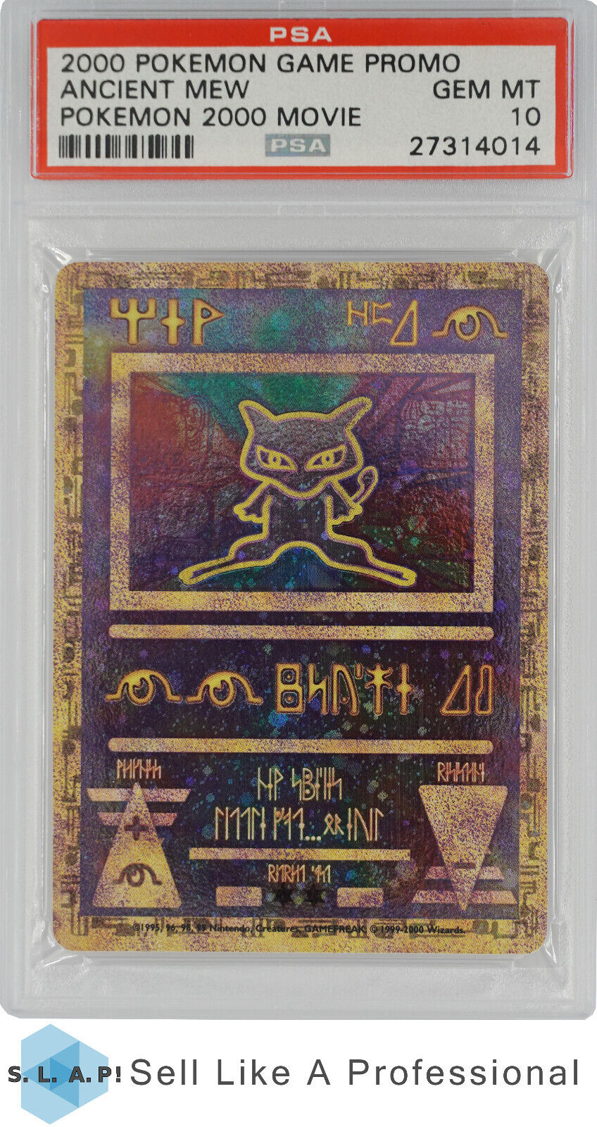 2000 POKEMON GAME MOVIE ANCIENT MEW PSA 10