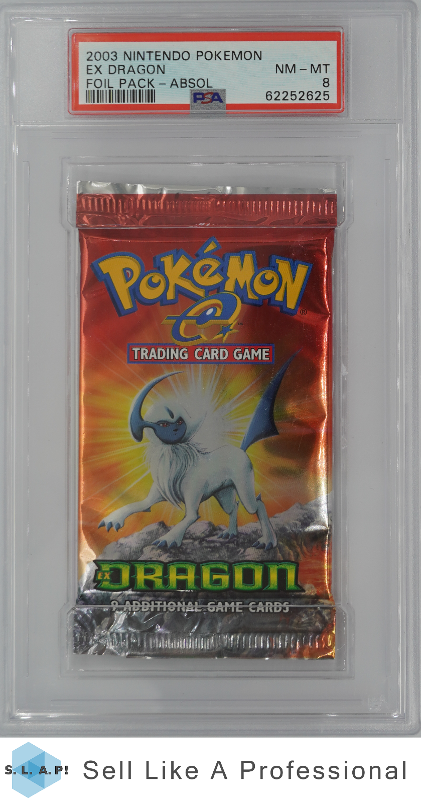 2003 Pokemon EX Dragon Booster Absol Booster  PSA 8