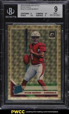 2019 Donruss Optic Gold Vinyl Kyler Murray ROOKIE RC 11 152 BGS 9 MINT