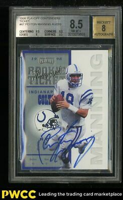 199399 Playoff Contenders Sets Insert Sets  more Peyton Manning BGS 85