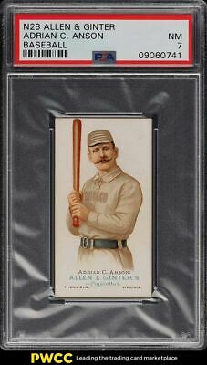 1888 N28 Allen  Ginter Adrian Cap Anson PSA 7 NRMT