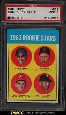 1963 Topps Willie Stargell ROOKIE RC 553 PSA 9 MINT