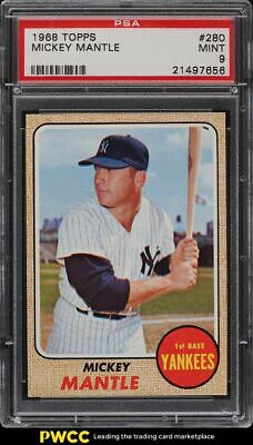 1968 Topps Mickey Mantle 280 PSA 9 MINT