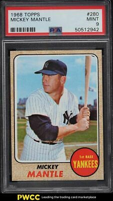 1968 Topps Mickey Mantle 280 PSA 9 MINT