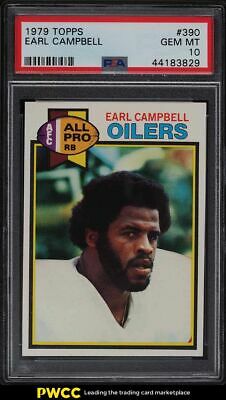 1979 Topps Football Earl Campbell ROOKIE RC 390 PSA 10 GEM MINT