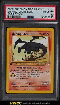 2002 Pokemon Neo Destiny 1st Edition Shining Charizard 107 PSA 10 GEM MINT