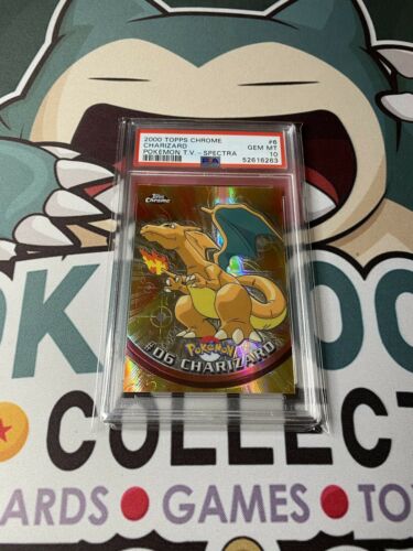 Pokemon Topps Chrome Series 1  Spectra Charizard  GEM MINT 10  PSA 10