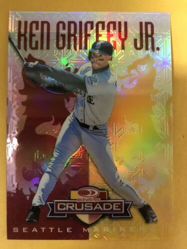 1997 1998 Ken Griffey Jr DONRUSS CRUSADE RED 39 MINT  0525